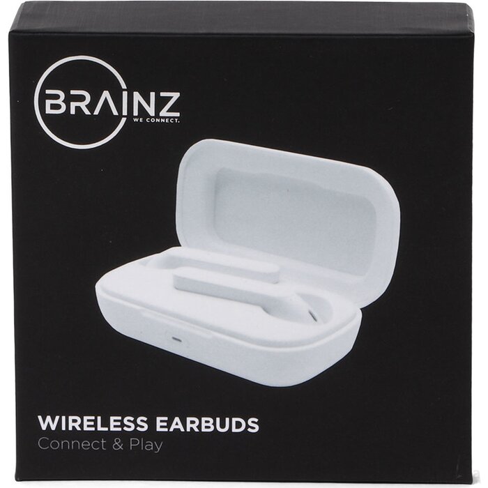 bluetooth earbuds white brainz