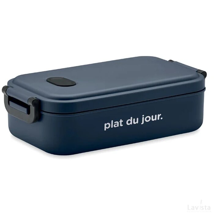 Gerecyclede pp lunchbox (800ml) Blauw