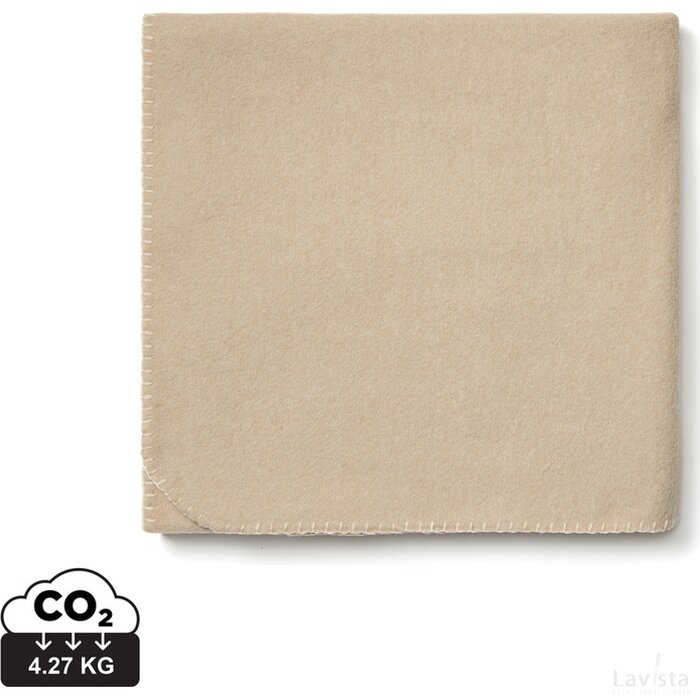 VINGA Bilton gerecyclede deken/poncho beige