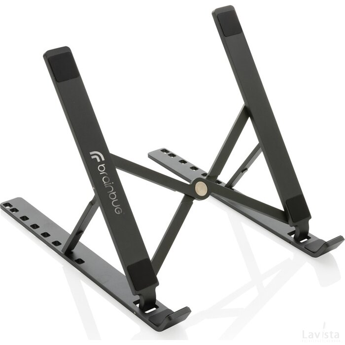 Terra RCS gerecycled aluminium laptop/tablet stand grijs