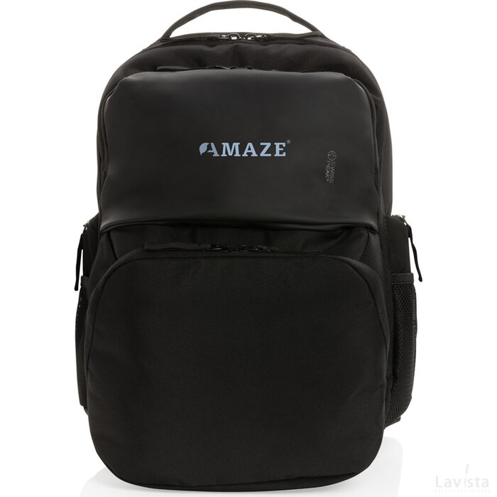 Swiss Peak AWARE™ RPET 15.6" commuter rugzak zwart