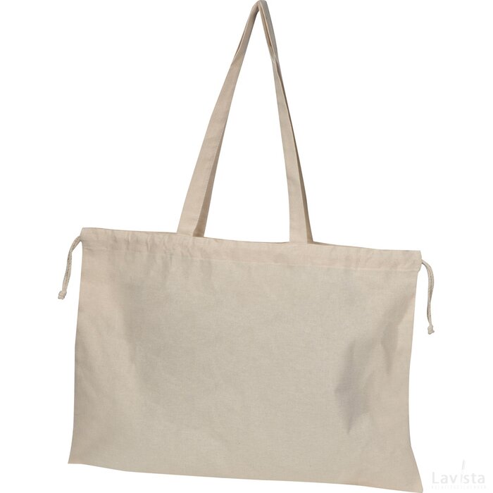 Katoenen shopper, organisch Oeko-Tex® STANDARD 100 beige