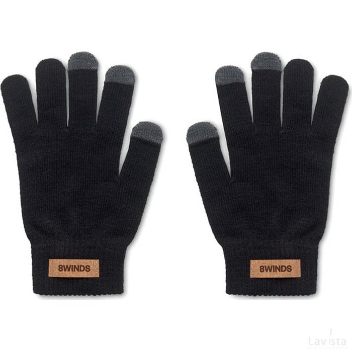 Rpet tactiele handschoenen Dactile zwart