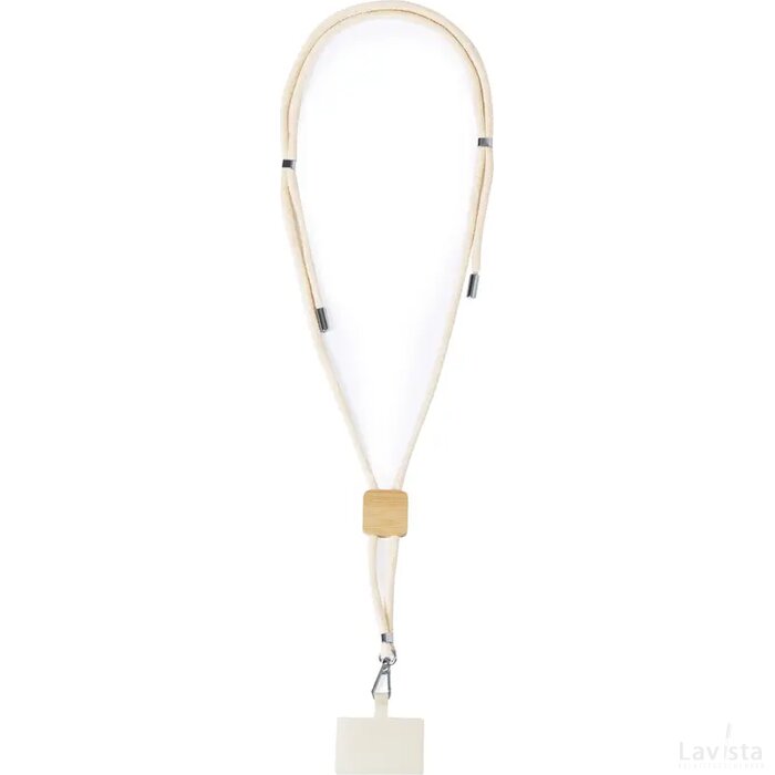 Reuter Lanyard Met Mobiele Houder, Cirkel Natuurlijk