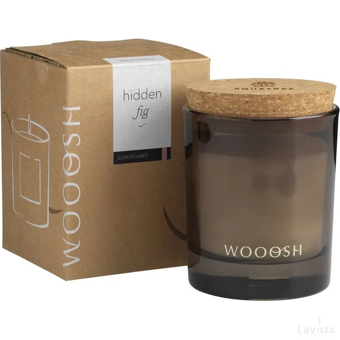 Wooosh Scented Candle Hidden Fig Geurkaars Bruin