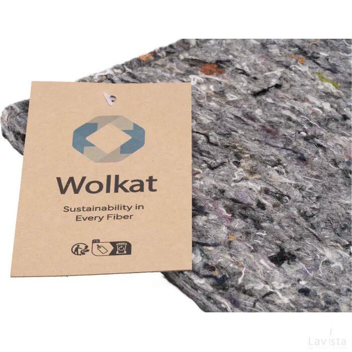 Wolkat Tanger Recycled Textile Mousepad Muismat Grijs