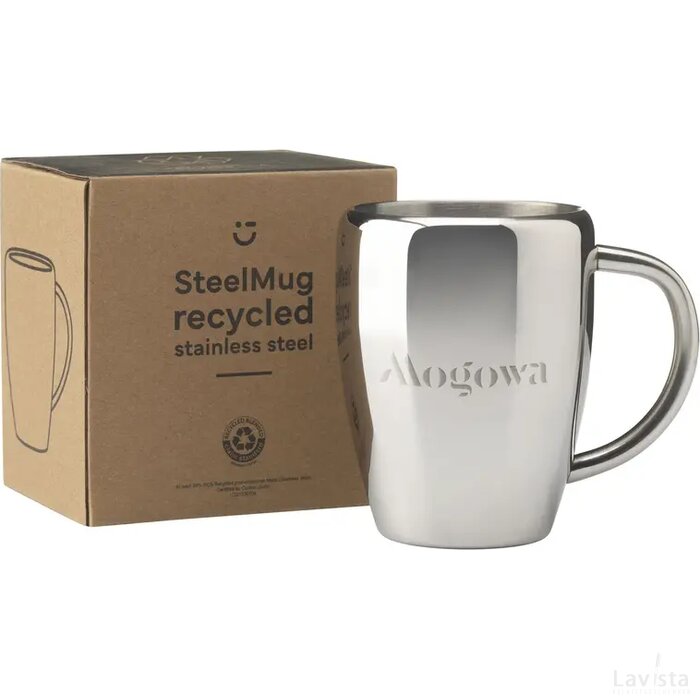 Steelmug Rcs Recycled Steel 220 Ml Zilver