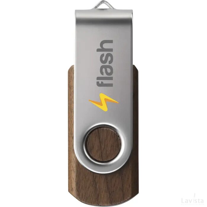 Usb Twist Woody 8 Gb Walnoten Hout