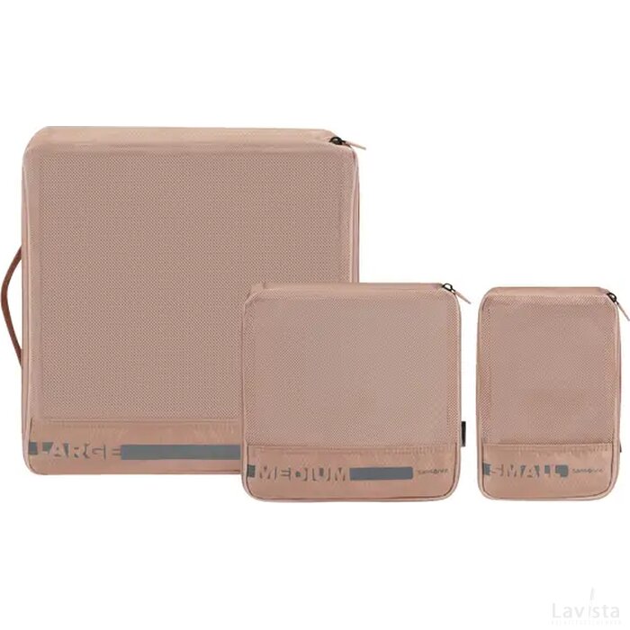 Samsonite Pack-Sized Set of 3 Packing Cubes Rose