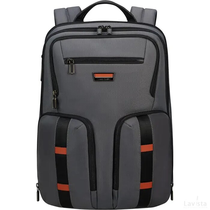 Samsonite Urban-Eye Backpack 15.6" 2 Pockets Grey/Cognac